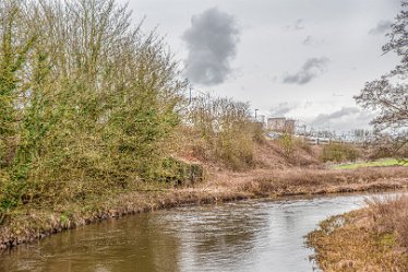 Train , river and power stsstion_AAA8721-1j1 28th February 2021: Mavesyn Ridware: © 2020-21 Jane Rowbottom: Train, River and Power station