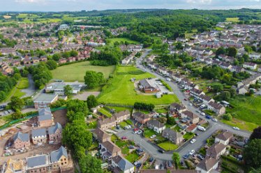 JF_DJI_0151r1 1st June 2022: Rugeley aerial view: © Jenny France: