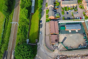 JF_DJI_0152r1 1st June 2022: Rugeley aerial view: © Jenny France:
