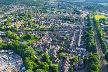 JF_DJI_0157r1 1st June 2022: Rugeley aerial view: © Jenny France: