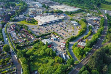 JF_DJI_0161r1 1st June 2022: Rugeley aerial view: © Jenny France: