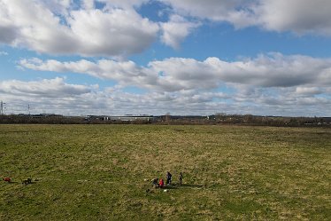 JFf-DJI_0011 5th March 2022: Geophysics at Branston leas: © Jenny France