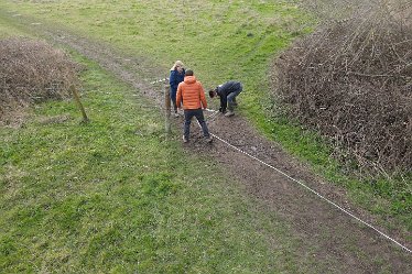 JFf-DJI_0021 5th March 2022: Geophysics at Branston leas: © Jenny France