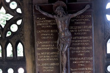 MR_DSH_3025_3492.Lych Gate Memorial WW1 citing places where individuals perished Rolleston on Dove: 09.10.2022: Lych Gate Memorial WW1 citing places where individuals perished : © 2022 Martin Robinson
