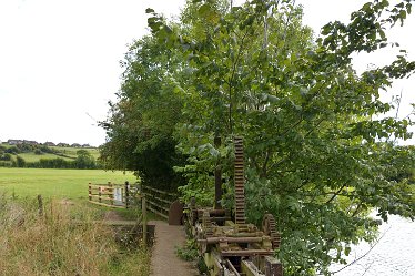 MR_DSH_2579_3469 Sluice to Mill Fleame Tutbury and the River Dove: 18.09.2022: © 2022 Martin Robinson: Sluice to Mill Fleame