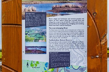 F24_2585r1 29th February 2024: Tucklesholme late winter walk: Information board by the river: © Paul L.G. Morris