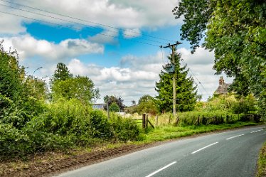 F23_1962-r1 August 2023: Anchor Church and Walk from Ingleby: © 2023 Paul L.G. Morris View from roadside parking to the start of the path near Ingleby