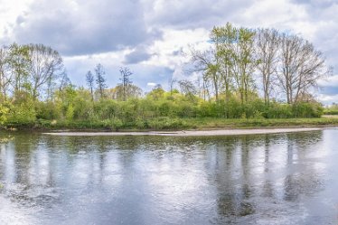 F21_1171r1x4j1 29th April 2021: Branston Leas Nature Reserve: Panoramic view of the River Trent: © Paul L.G. Morris