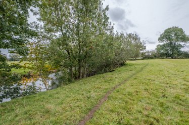 F20B7926r2 2nd October 2020: Rocester walk: Looking back to the previous stile: Paul L.G. Morris