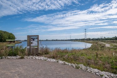 F20B6912r1 2nd September 2020: Tucklesholme Tour 1: © 2020-2021 Paul L.G. Morris: Setting of the information boards by the car park