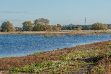 Pete_Jones_DSC5063r1 22nd October 2020: Tucklesholme: Photograph © by Pete Jones: View over the lake from the southern edge in the direction of the hide