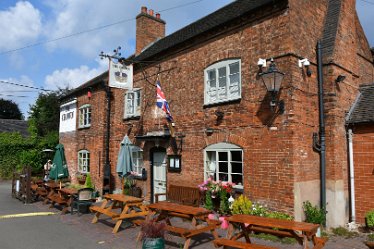 MR-DSH_1771_2962 The Crown Pub grade two listed Elford and River Tame: August: The Crown Pub grade 2 listed: © 2022 Martin Robinson