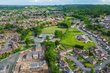 JF_DJI_0144r1 1st June 2022: Rugeley aerial view: © Jenny France: