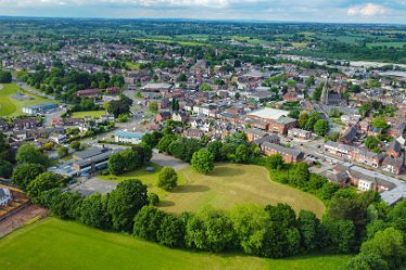 JF_DJI_0147r1 1st June 2022: Rugeley aerial view: © Jenny France: