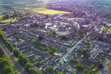 JF_DJI_0158r1 1st June 2022: Rugeley aerial view: © Jenny France: