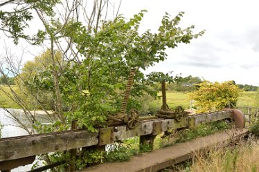 MR_DSH_2572_3467 Sluice to the Mill Fleame Tutbury and the River Dove: 18.09.2022: © 2022 Martin Robinson: Sluice to the Mill Fleame