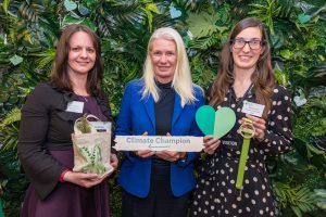 (L-R) Louise Morris, TTTV Project Manager,  The Rt Hon Amanda Milling MP, Member of Parliament for Cannock Chase, Nicola Lynes, Community Engagement Officer for TTTV, Support Staffordshire. 