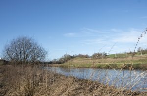 River Trent in winter from Rugeley Riverside